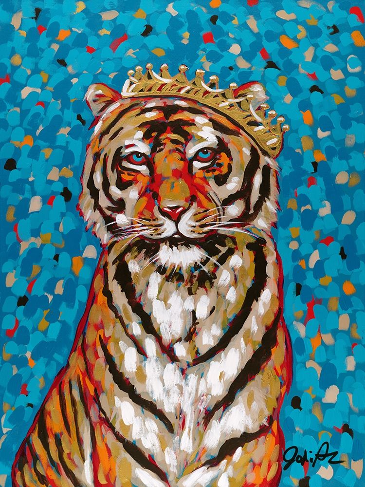 Queen  Tiger art print by Jodi Augustine for $57.95 CAD