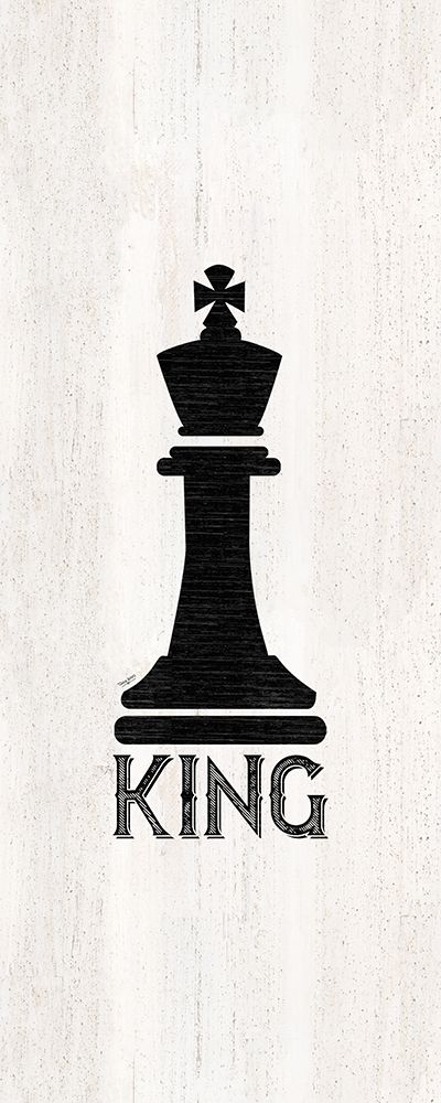 Chess Piece vertical I-King art print by Tara Reed for $57.95 CAD