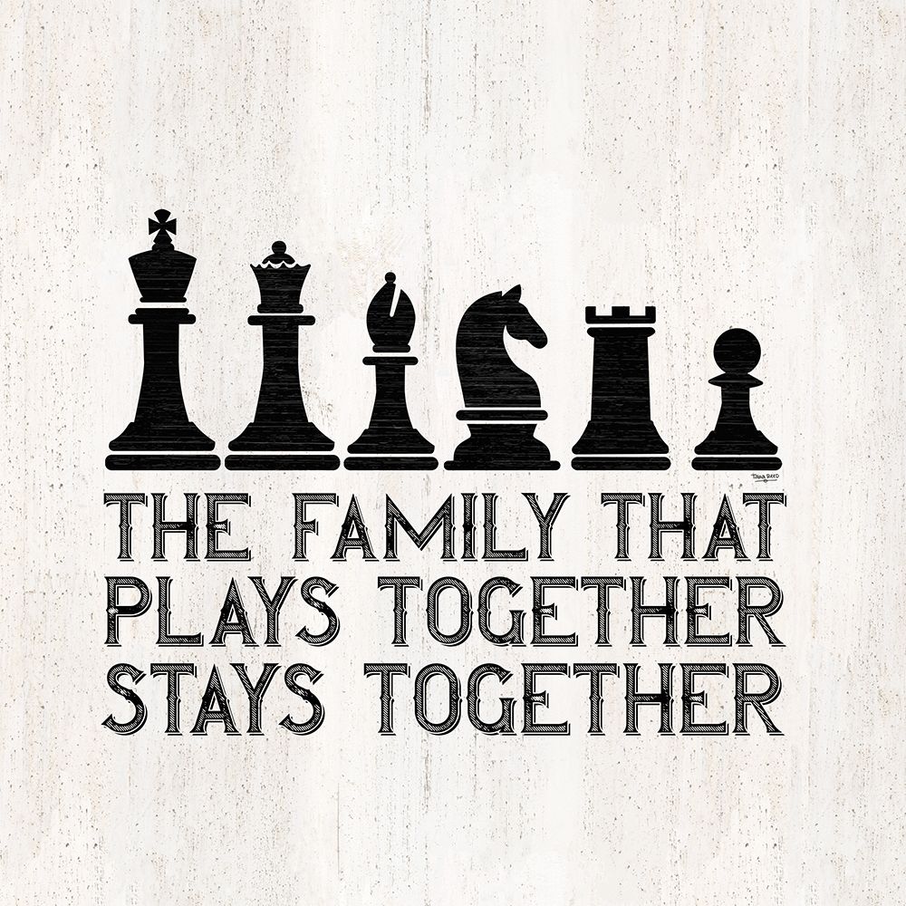 Chess Sentiment II-Family art print by Tara Reed for $57.95 CAD