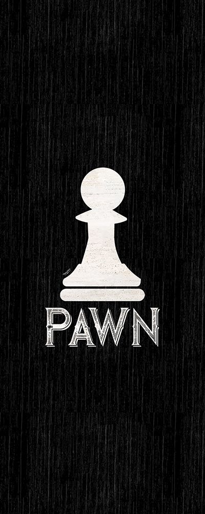 Chess Piece vertical black VI-Pawn art print by Tara Reed for $57.95 CAD