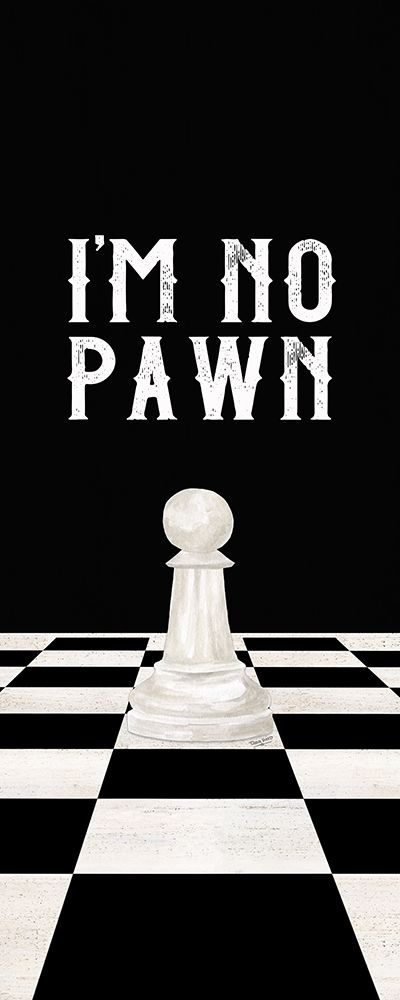 Rather be Playing Chess panel III-No Pawn art print by Tara Reed for $57.95 CAD