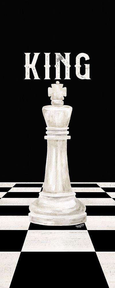 Rather be Playing Chess Pieces white panel V-King art print by Tara Reed for $57.95 CAD