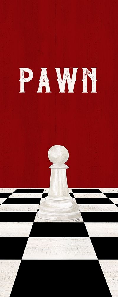 Rather be Playing Chess Pieces red panel I-Pawn art print by Tara Reed for $57.95 CAD