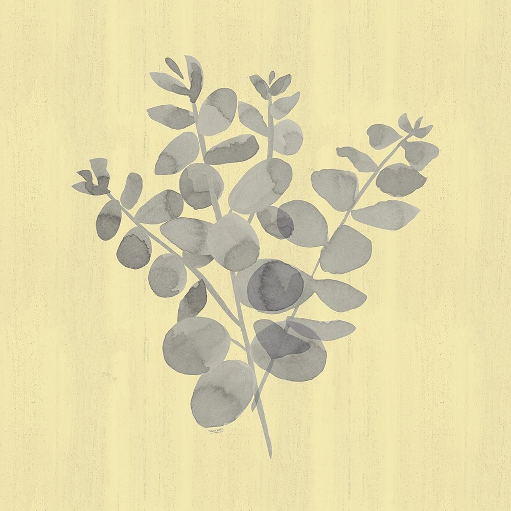 Natural Inspiration Eucalyptus gray And yellow II art print by Tara Reed for $57.95 CAD