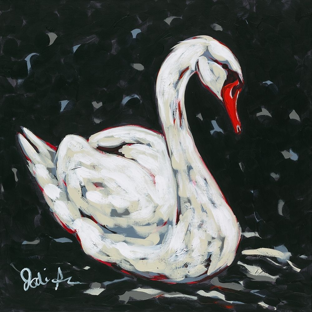 White Swan art print by Jodi Augustine for $57.95 CAD