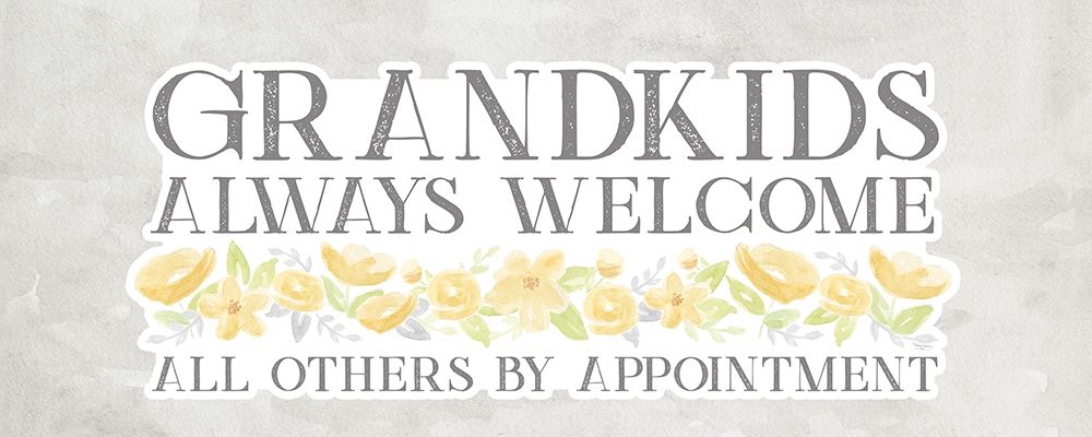 Grandparent Life panel gray III-Always Welcome art print by Tara Reed for $57.95 CAD