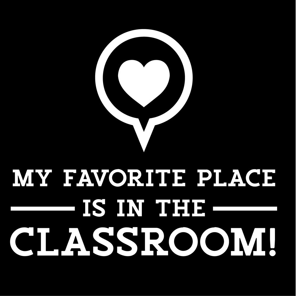 Teacher Truths black V-Favorite Place art print by Tara Reed for $57.95 CAD