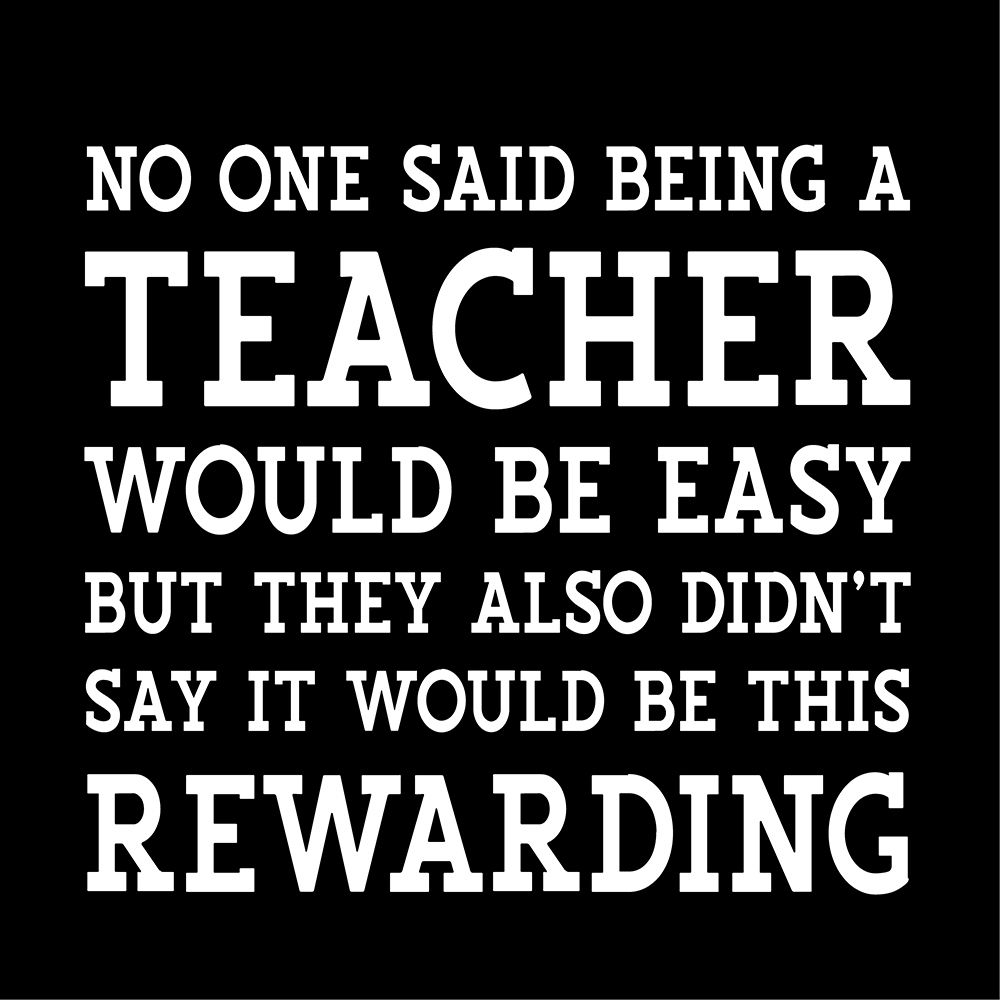 Teacher Truths black VII-Rewarding art print by Tara Reed for $57.95 CAD