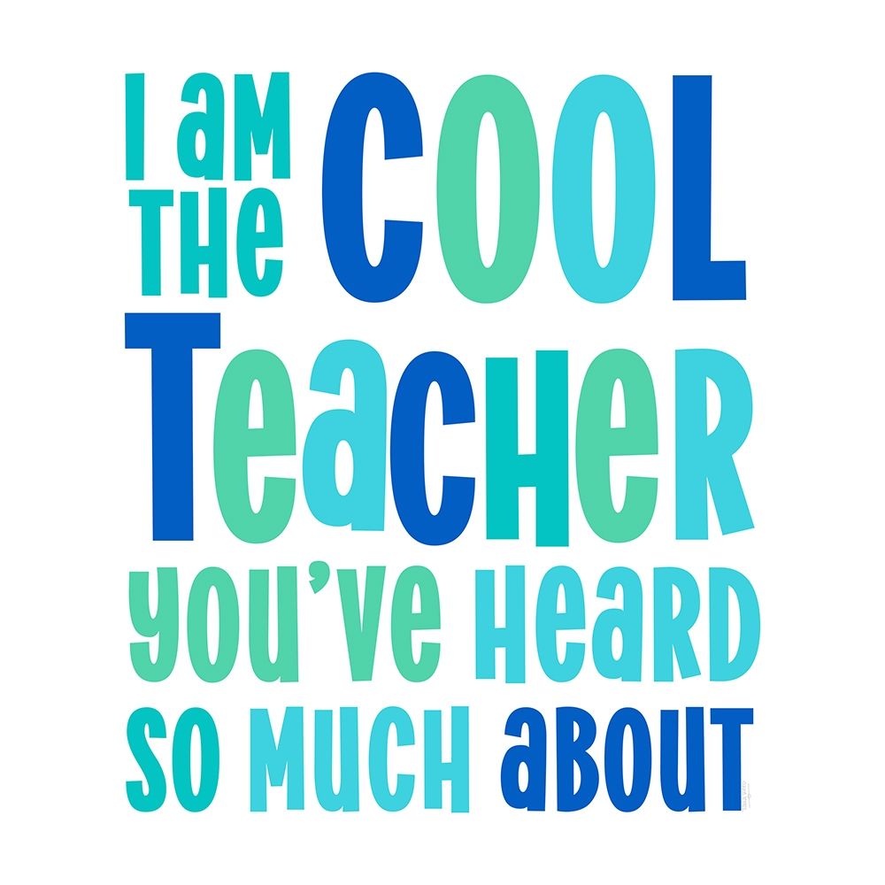 Teacher Truths blue II-Cool Teacher art print by Tara Reed for $57.95 CAD