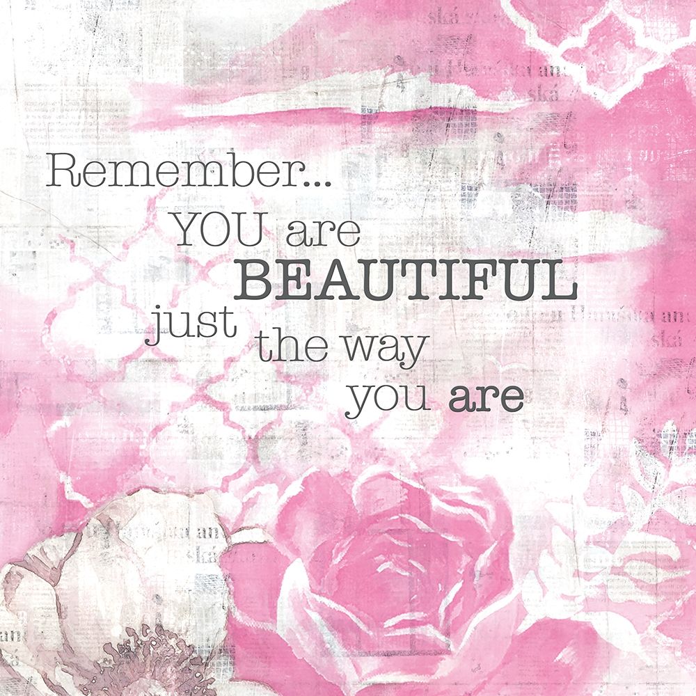Textured  Sentiment pink I art print by Lee C for $57.95 CAD