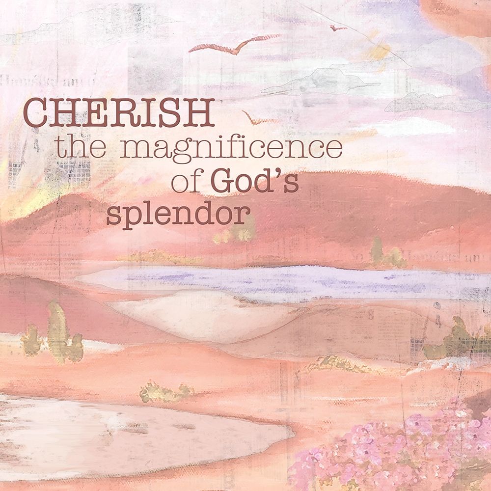Textured  Sentiment landscape III art print by Lee C for $57.95 CAD