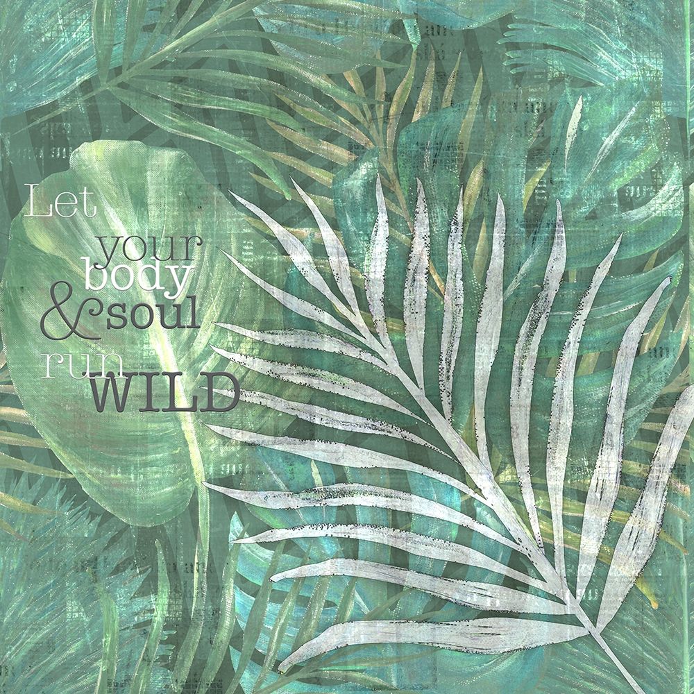 Textured  Sentiment tropic II art print by Lee C for $57.95 CAD