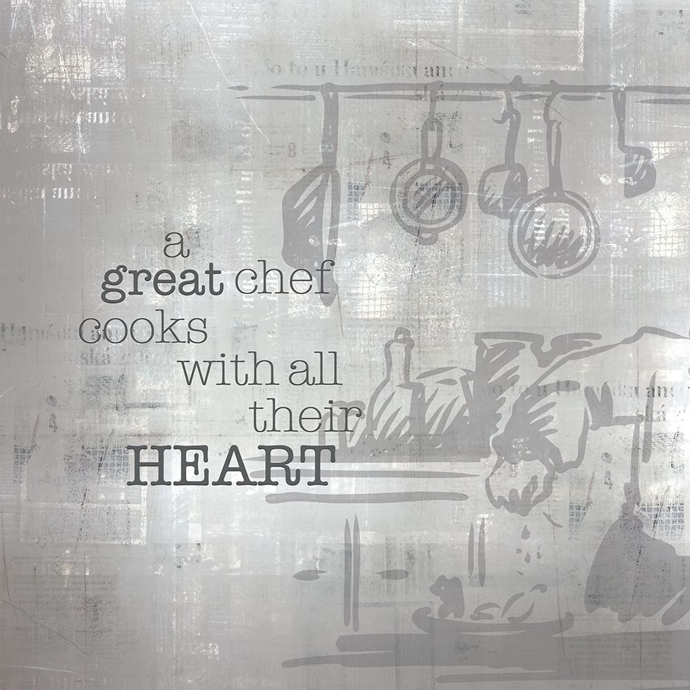 Textured  Sentiment kitchen I art print by Lee C for $57.95 CAD
