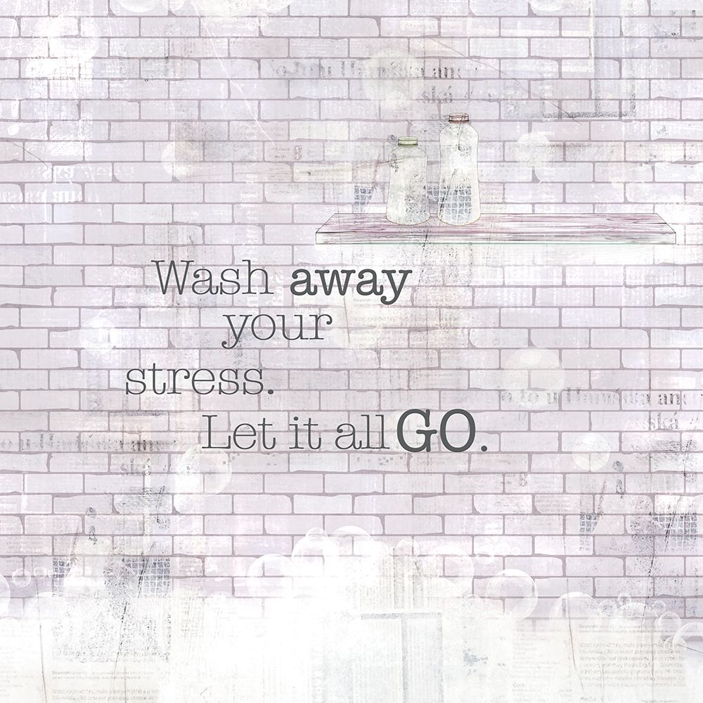Textured  Sentiment bath II art print by Lee C for $57.95 CAD