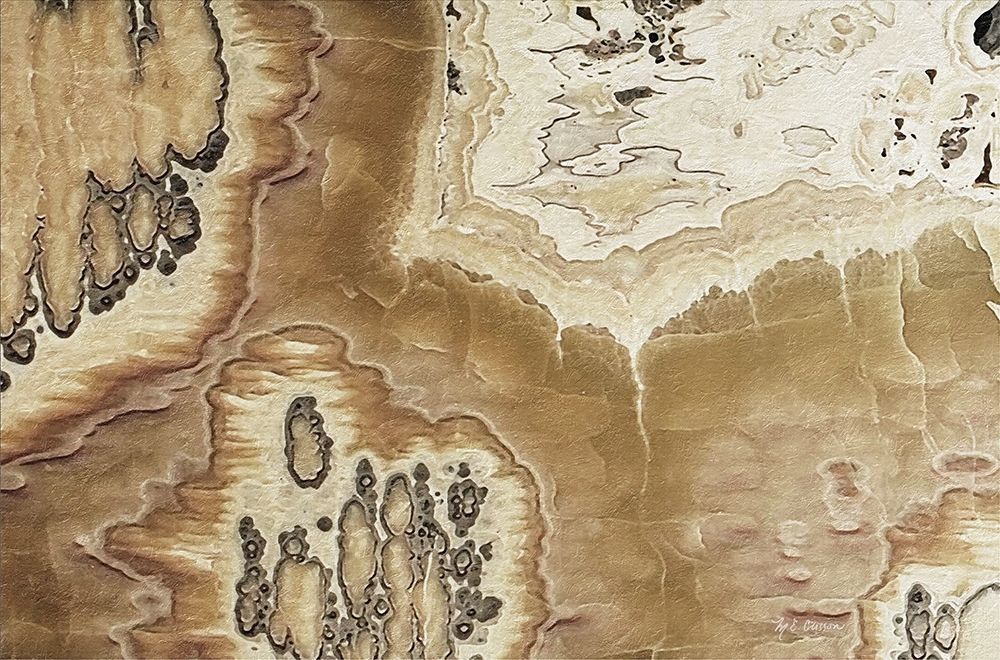 Marble  Colors brown I art print by Marie-Elaine Cusson for $57.95 CAD