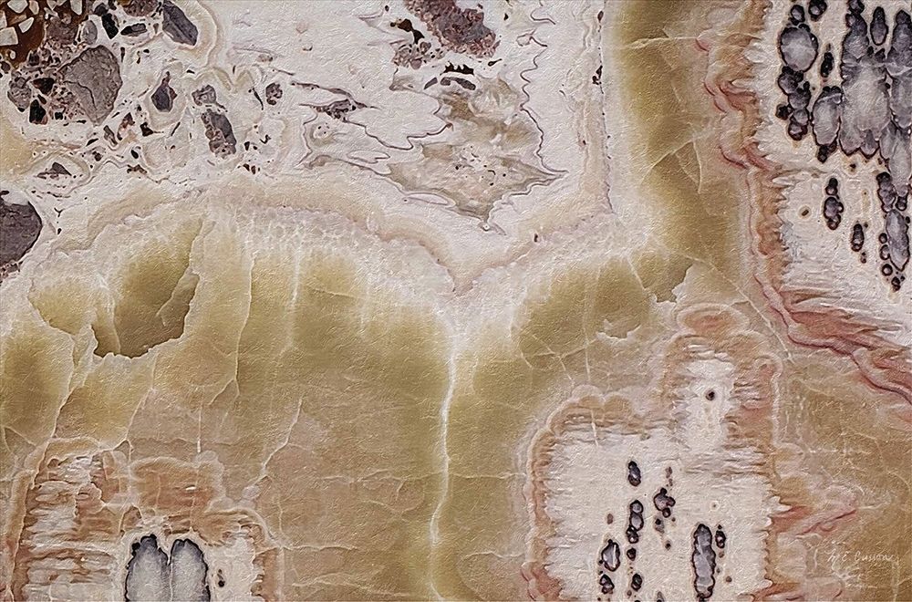 Marble  Colors brown II art print by Marie-Elaine Cusson for $57.95 CAD