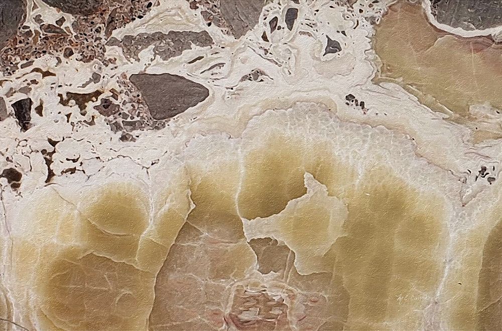 Marble  Colors brown III art print by Marie-Elaine Cusson for $57.95 CAD
