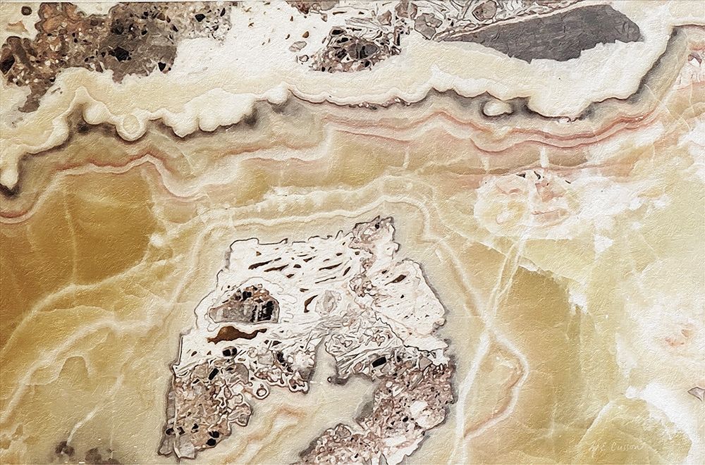 Marble  Colors brown VI art print by Marie-Elaine Cusson for $57.95 CAD
