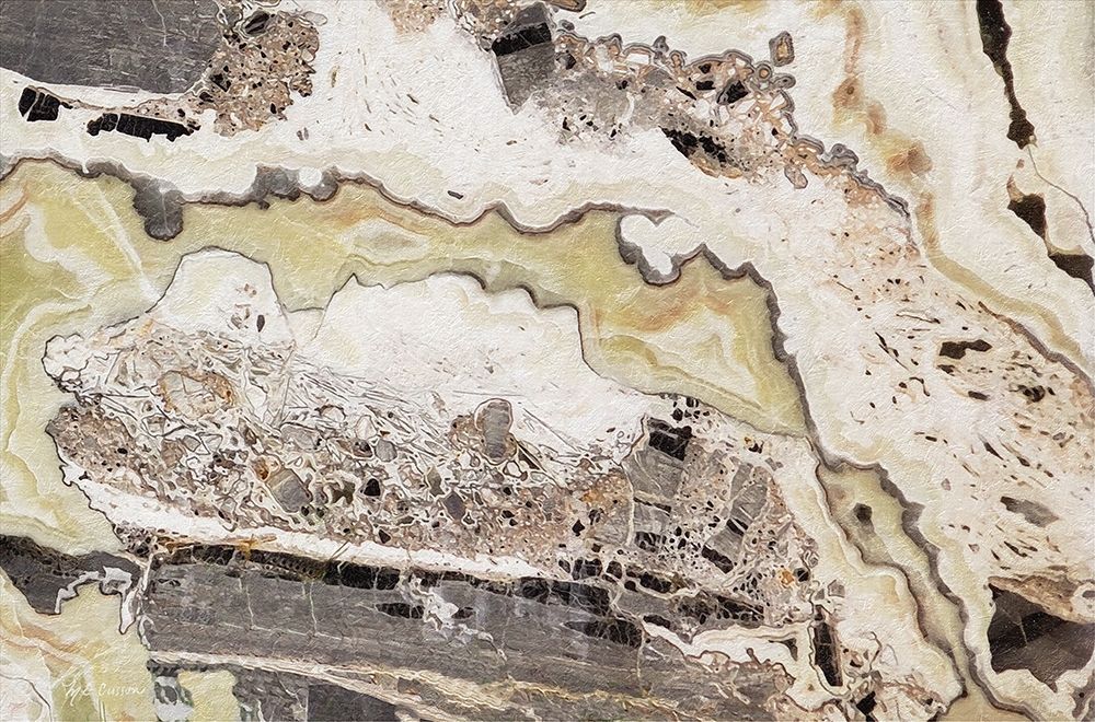 Marble  Colors brown VII art print by Marie-Elaine Cusson for $57.95 CAD