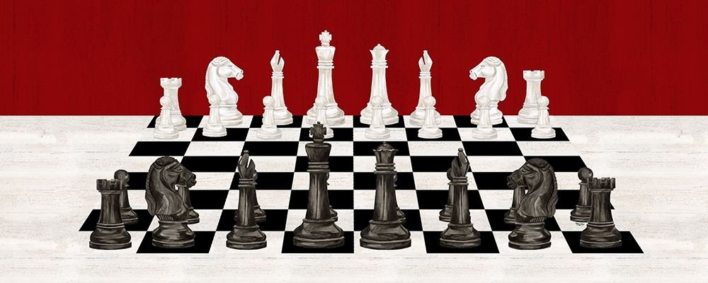 Rather  be Playing Chess board panel art print by Tara Reed for $57.95 CAD