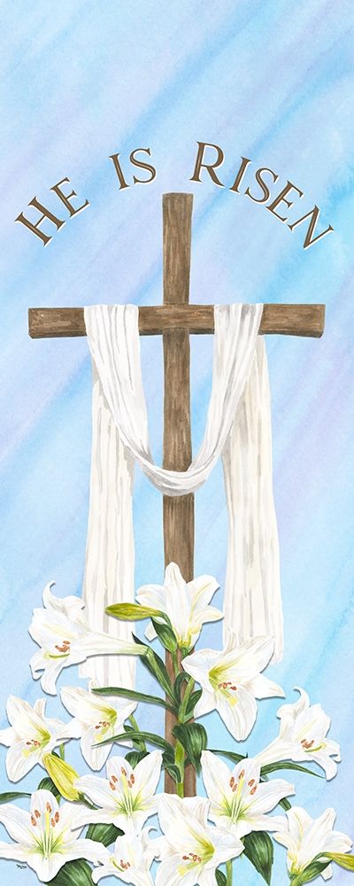 He  is Risen vertical II-Risen art print by Tara Reed for $57.95 CAD