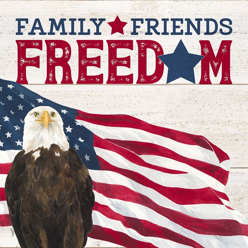 Let  Freedom Soar Sentiment II-Freedom art print by Tara Reed for $57.95 CAD