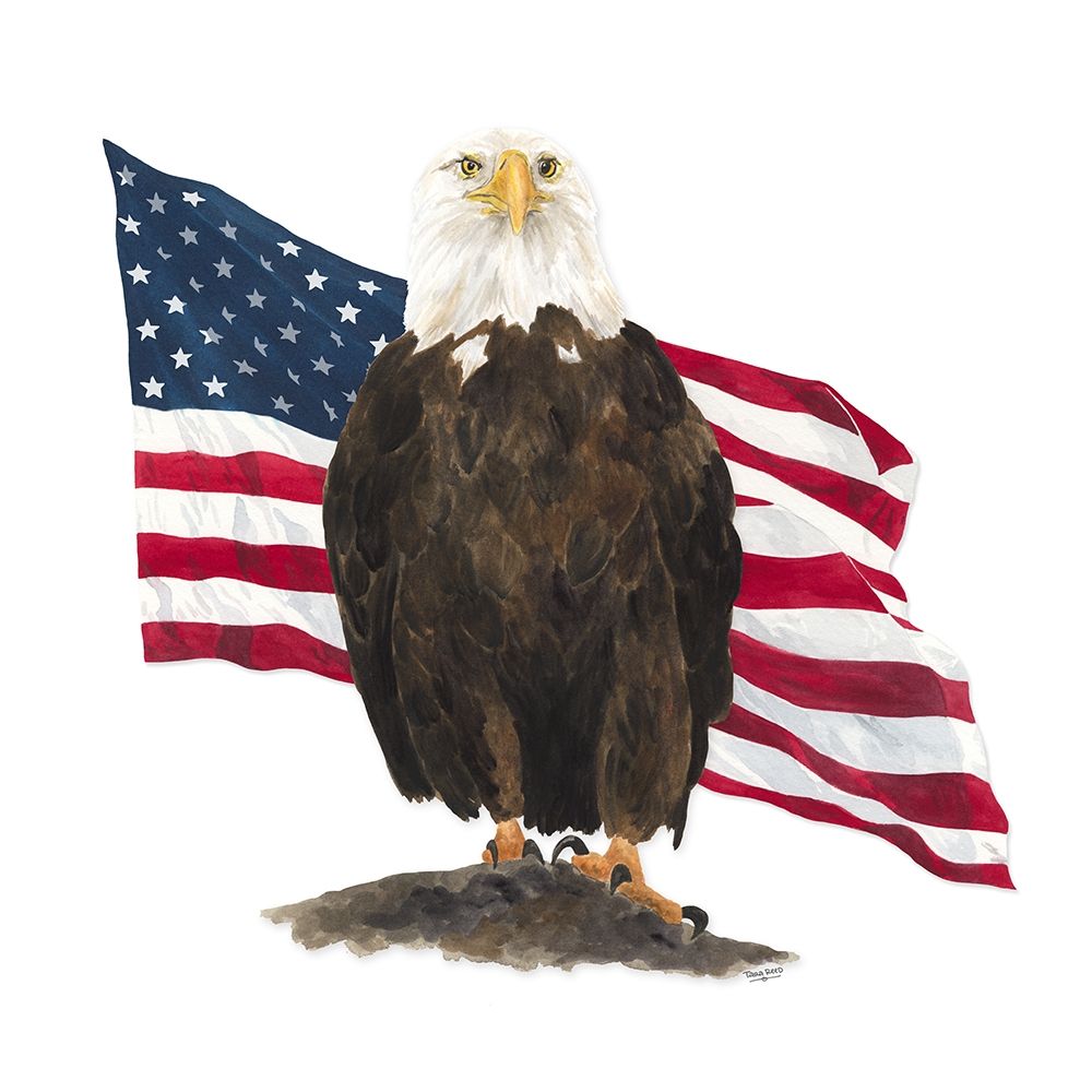 Let  Freedom Soar on white I art print by Tara Reed for $57.95 CAD