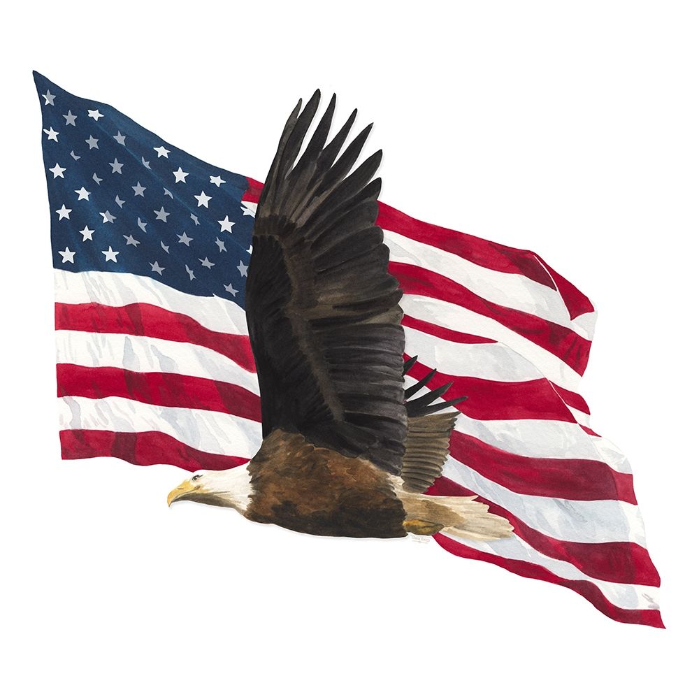 Let  Freedom Soar on white IV art print by Tara Reed for $57.95 CAD