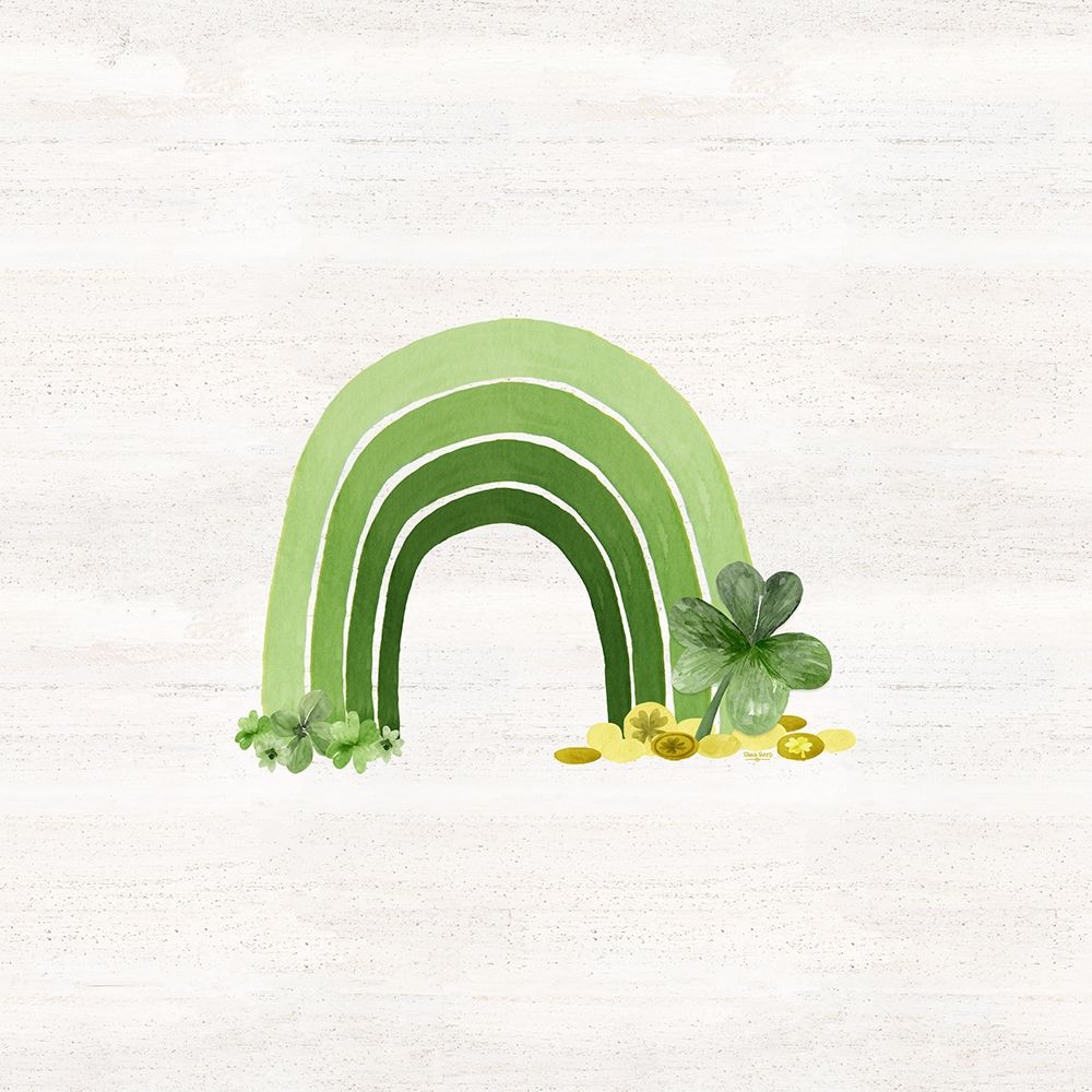 Shamrock  Rainbows II art print by Tara Reed for $57.95 CAD