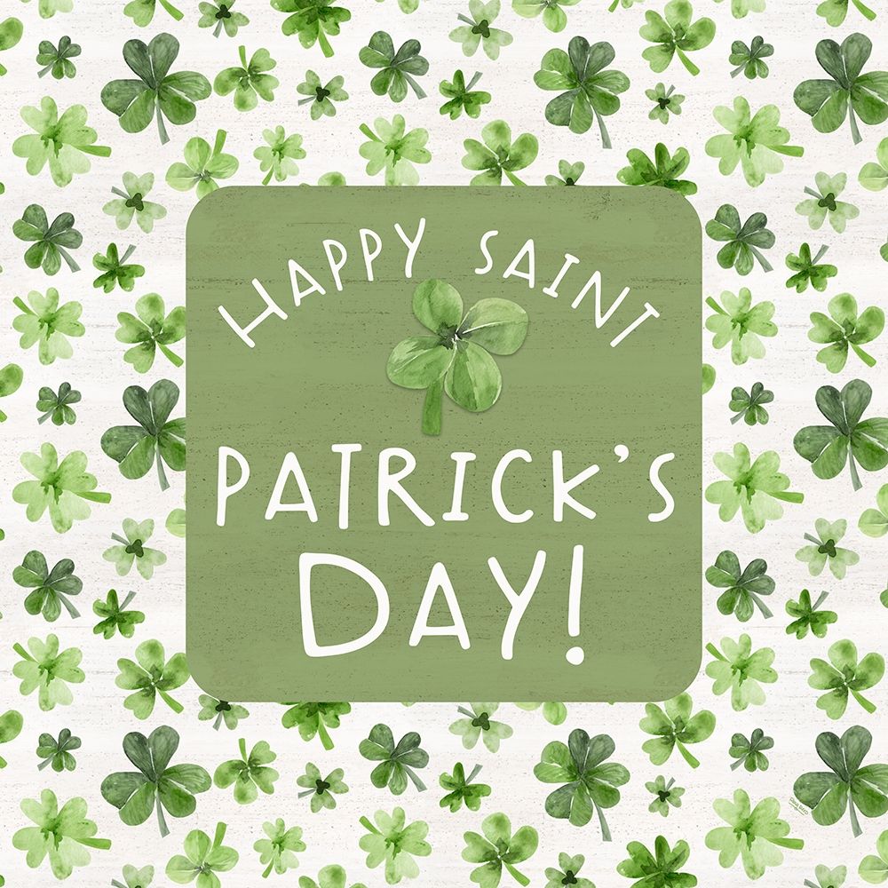 Shamrock  Rainbow Sentiment III-St Patricks art print by Tara Reed for $57.95 CAD