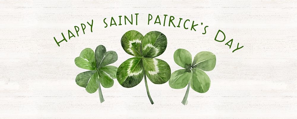 Shamrock  Rainbows panel II-Happy St Patricks art print by Tara Reed for $57.95 CAD