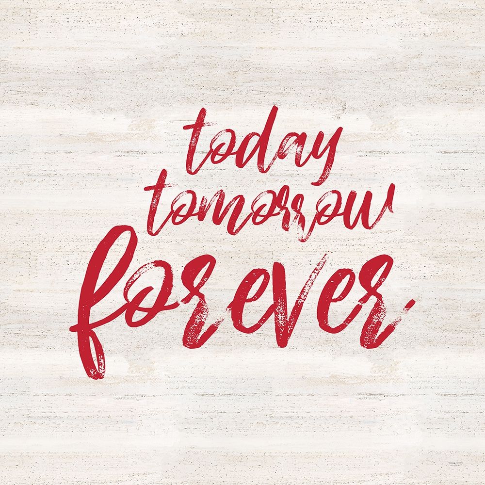 Valentines  sentiment V-Forever art print by Tara Reed for $57.95 CAD