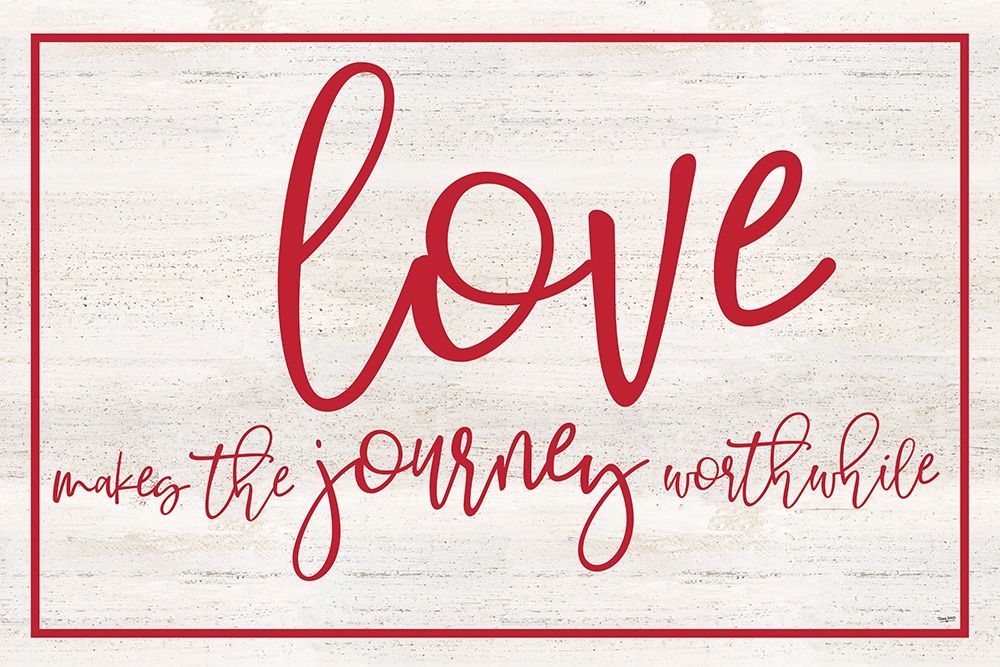 Valentines  landscape sentiment VI-Journey art print by Tara Reed for $57.95 CAD