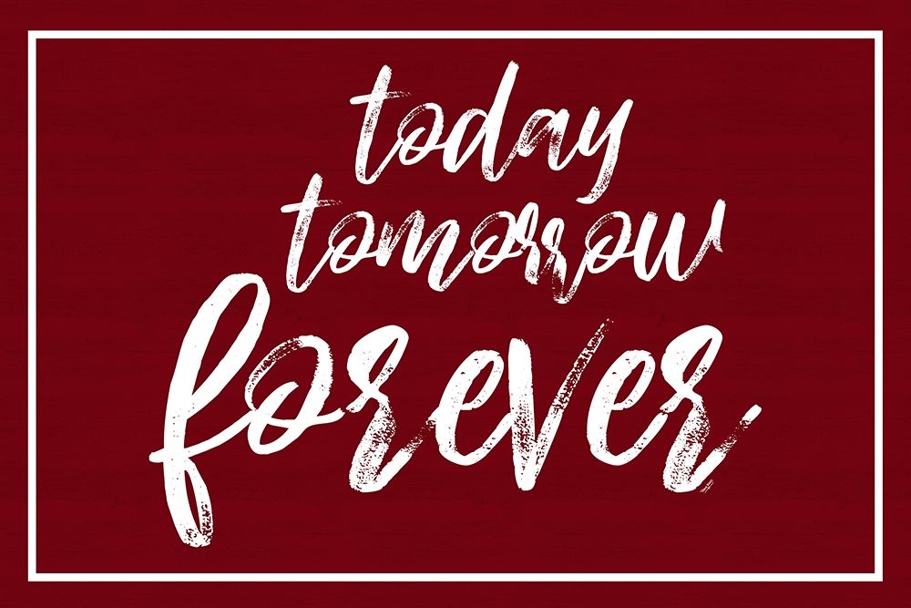 Valentines  landscape sentiment VII-Forever art print by Tara Reed for $57.95 CAD