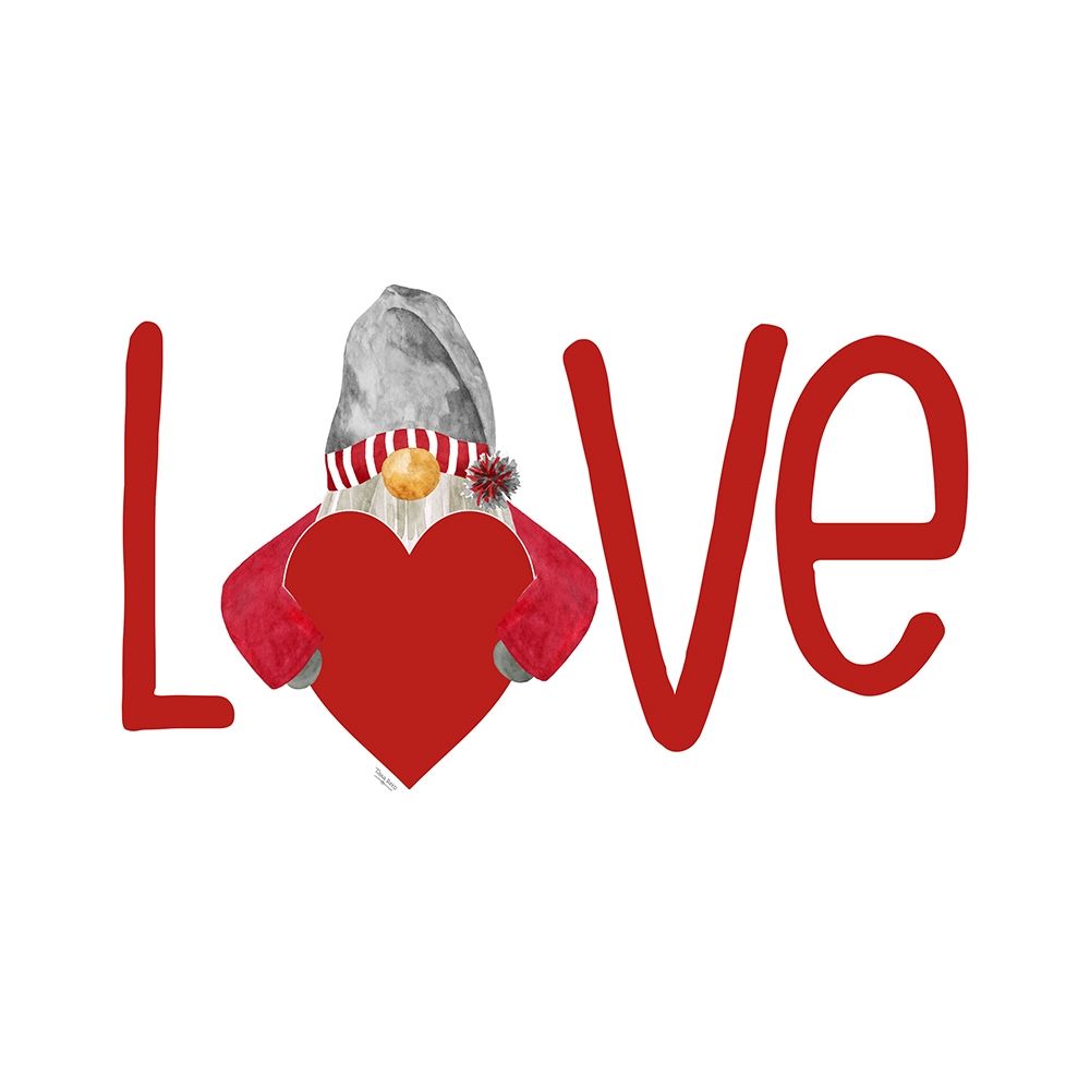Valentine  Gnomes on white III-Love art print by Tara Reed for $57.95 CAD