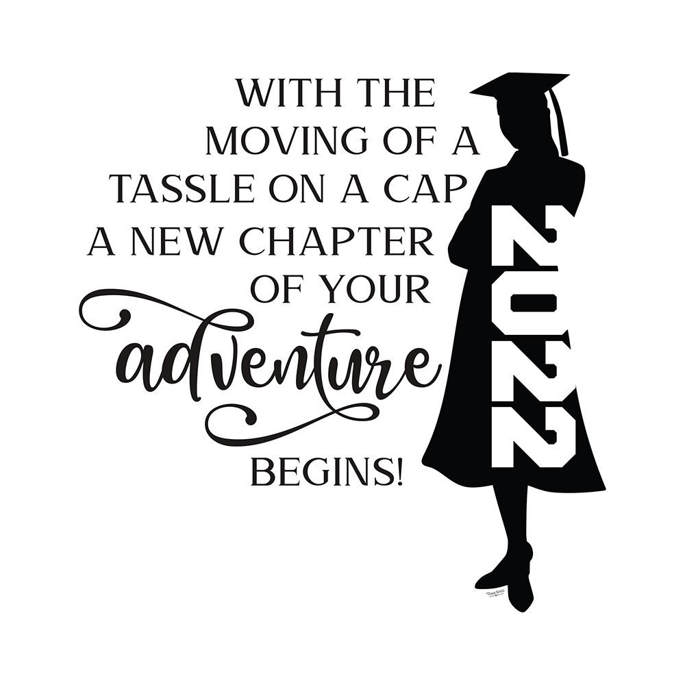 Graduation Sentiment I-Adventure girl art print by Tara Reed for $57.95 CAD