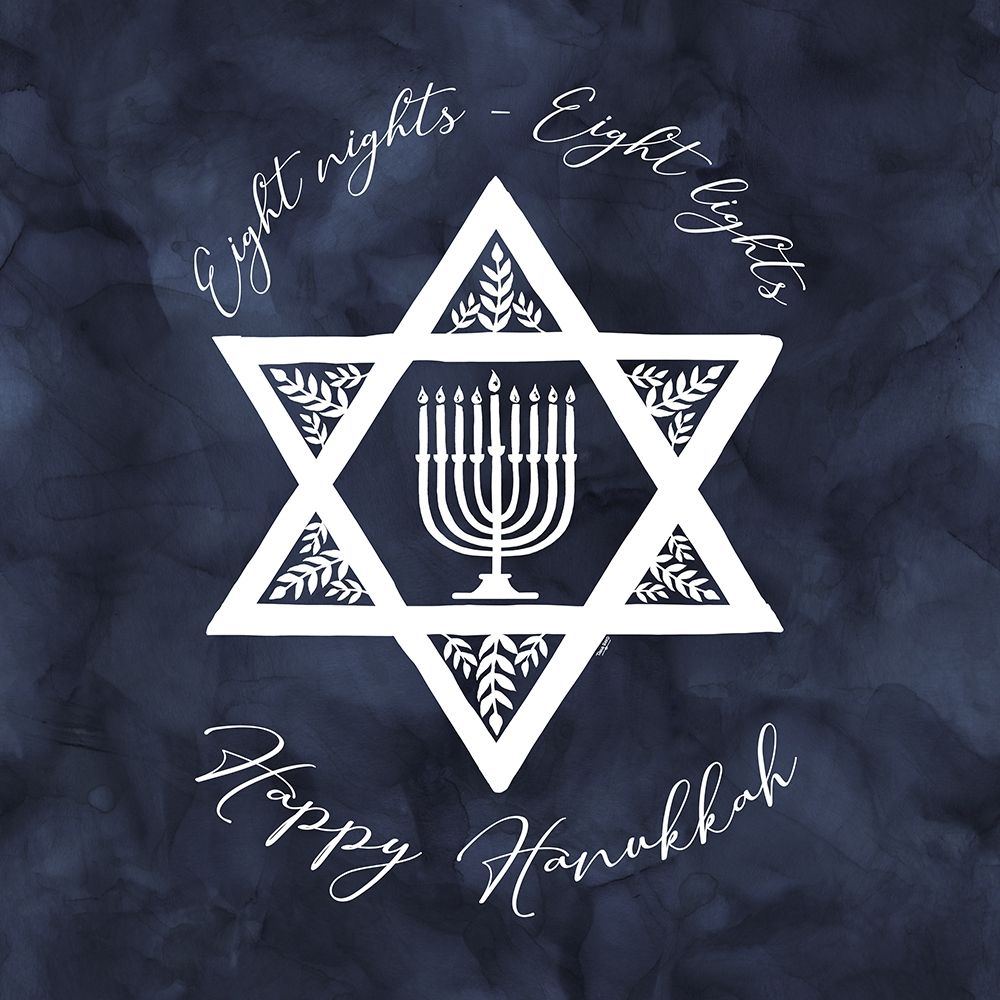 Hanukkah Lights II-8 Nights 8 Lights art print by Tara Reed for $57.95 CAD