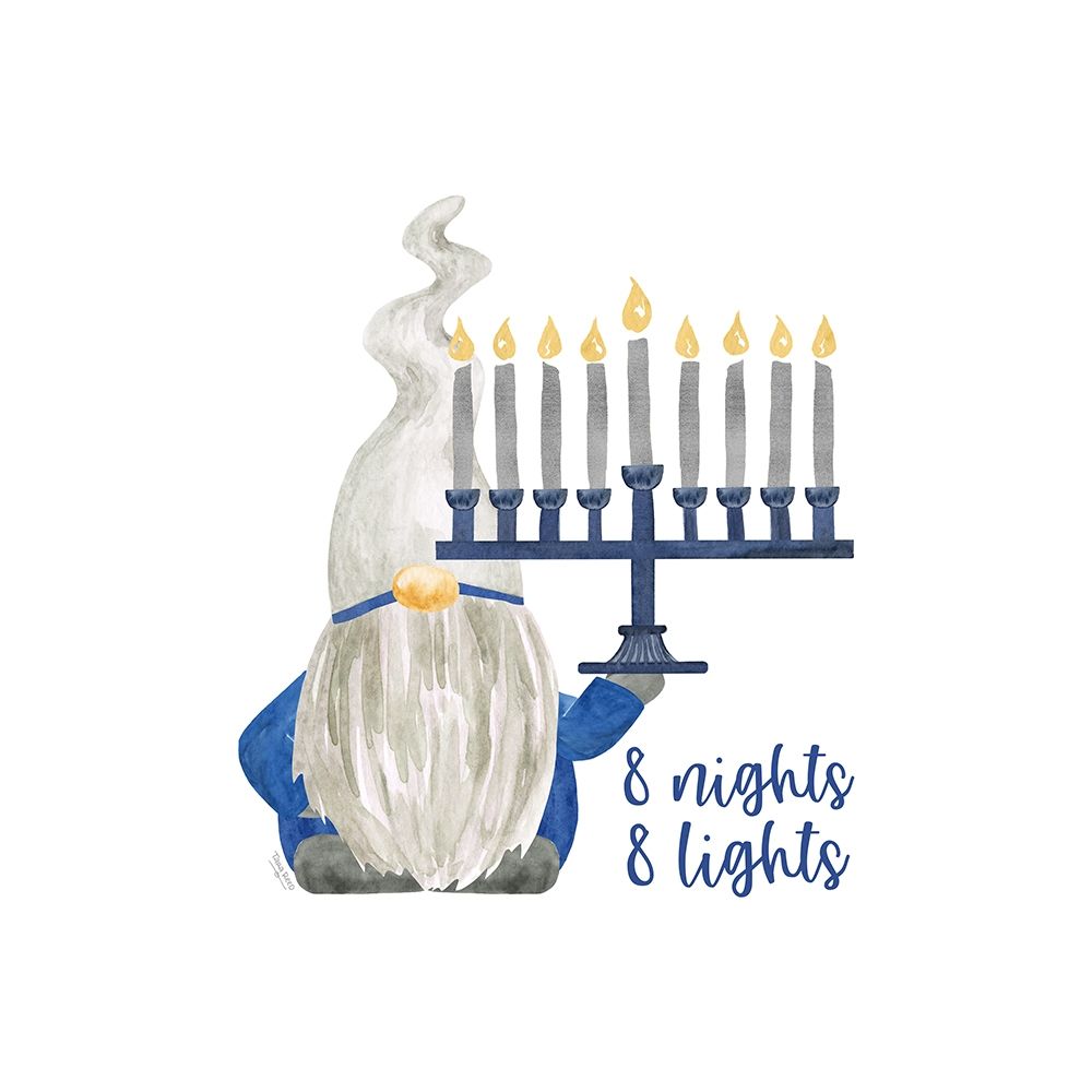 Hanukkah Gnomes I-8 Nights 8 Lights art print by Tara Reed for $57.95 CAD