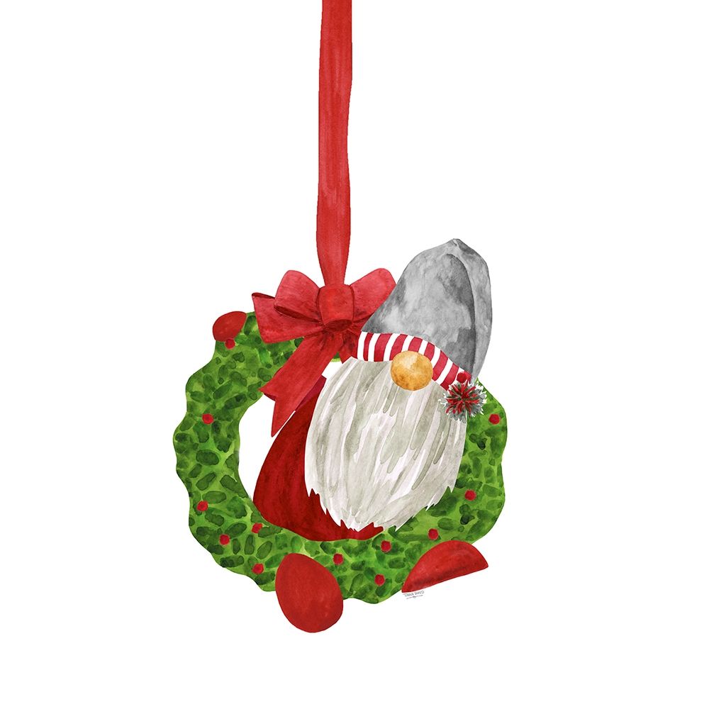 Gnome for Christmas icon III art print by Tara Reed for $57.95 CAD