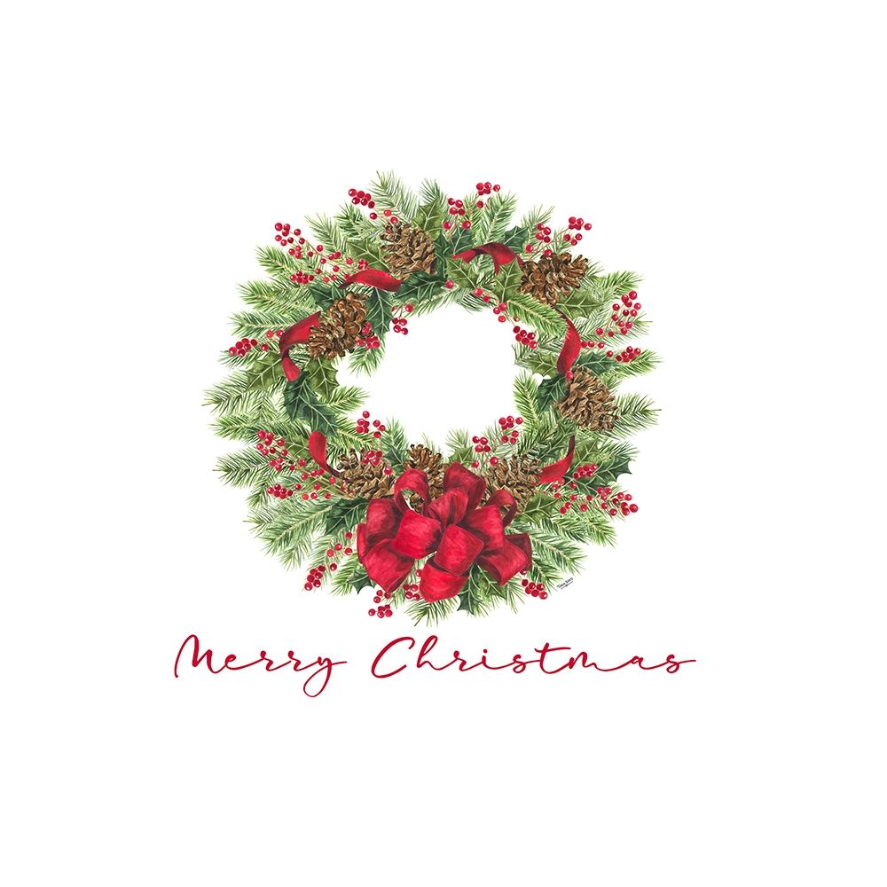 Home for the Holidays icon XV-Wreath art print by Tara Reed for $57.95 CAD