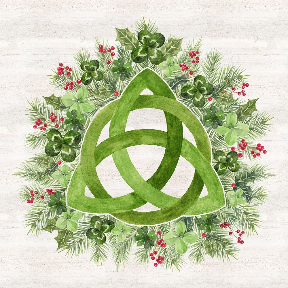 Irish Christmas I-Celtic Knot art print by Tara Reed for $57.95 CAD