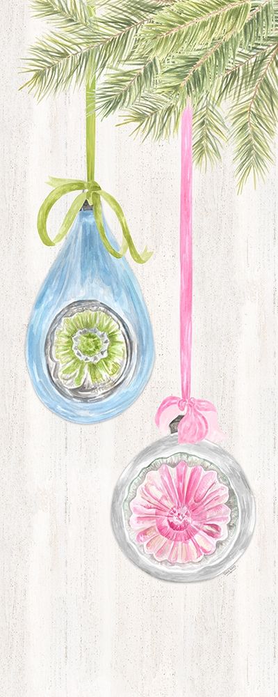 Vintage Christmas vertical IV art print by Tara Reed for $57.95 CAD