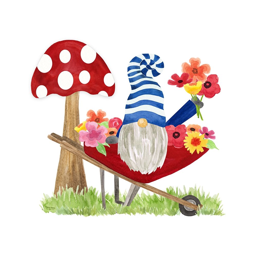 Gardening Gnomes I art print by Tara Reed for $57.95 CAD