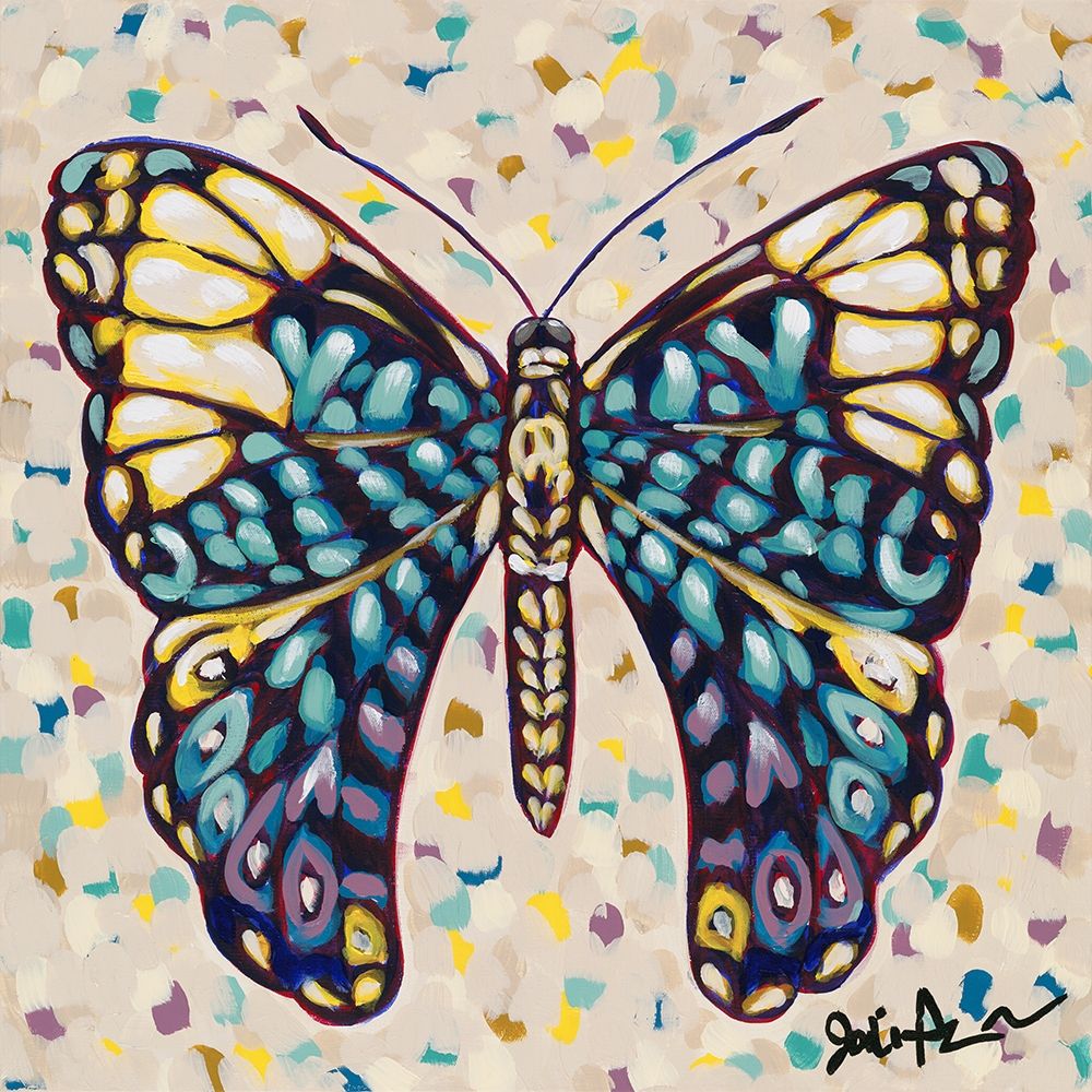 Pop Butterfly II art print by Jodi Augustine for $57.95 CAD