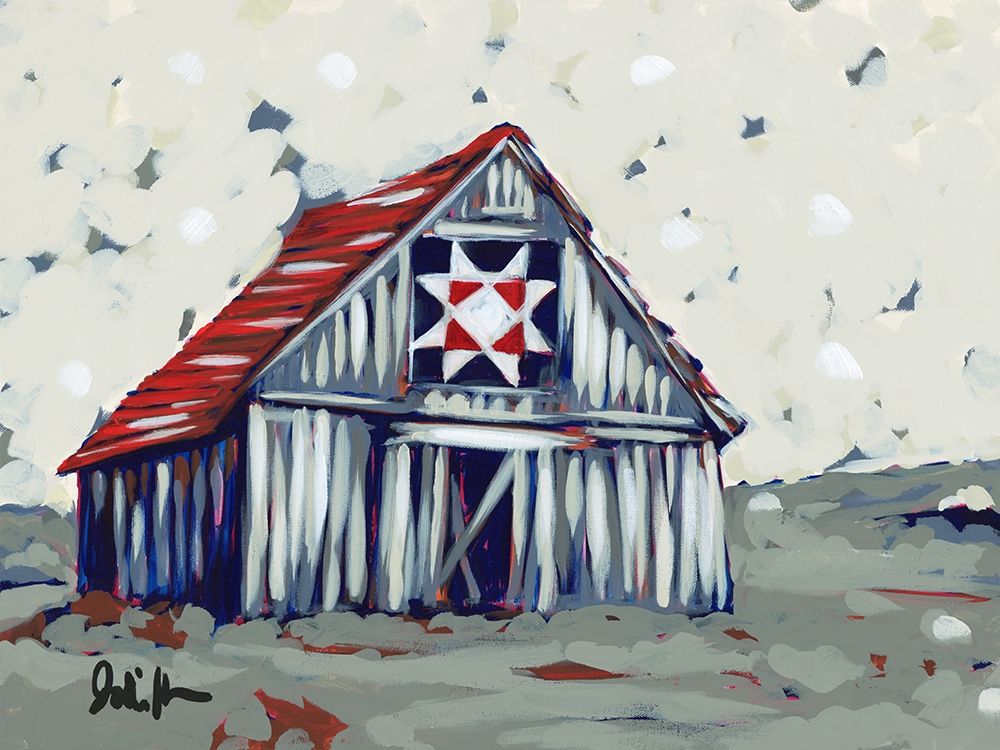 Farm Pop Barn II-Quilt art print by Jodi Augustine for $57.95 CAD