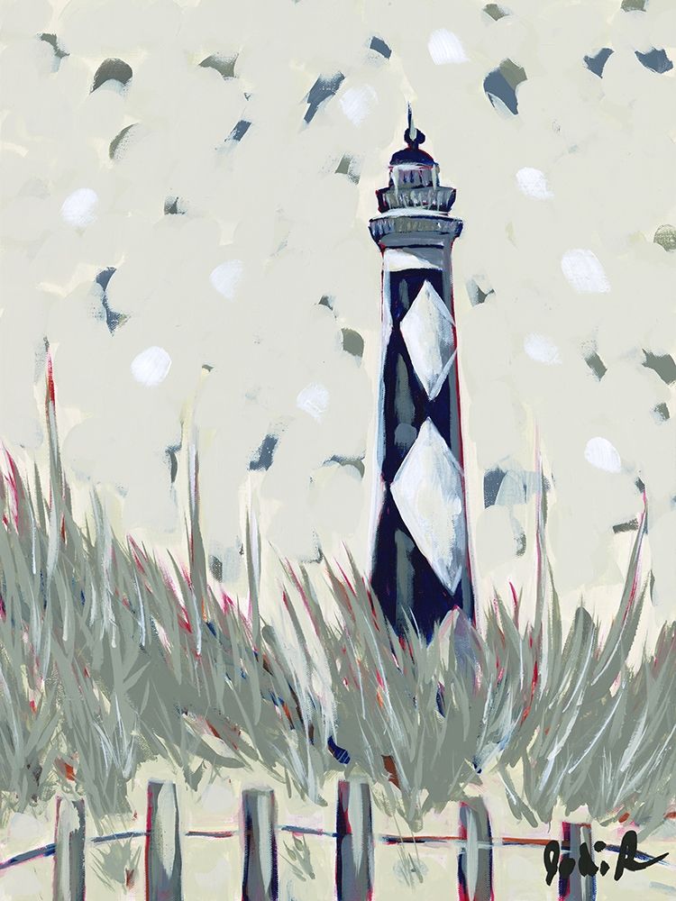 Pop Lighthouse I art print by Jodi Augustine for $57.95 CAD