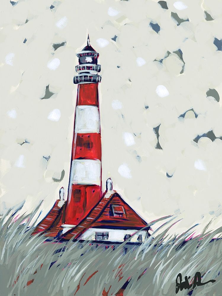 Pop Lighthouse II art print by Jodi Augustine for $57.95 CAD