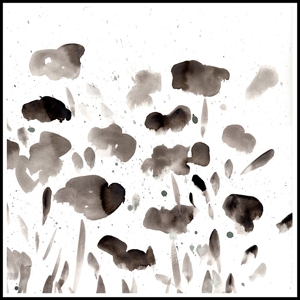 Simple Black Poppies II art print by Marcy Chapman for $57.95 CAD