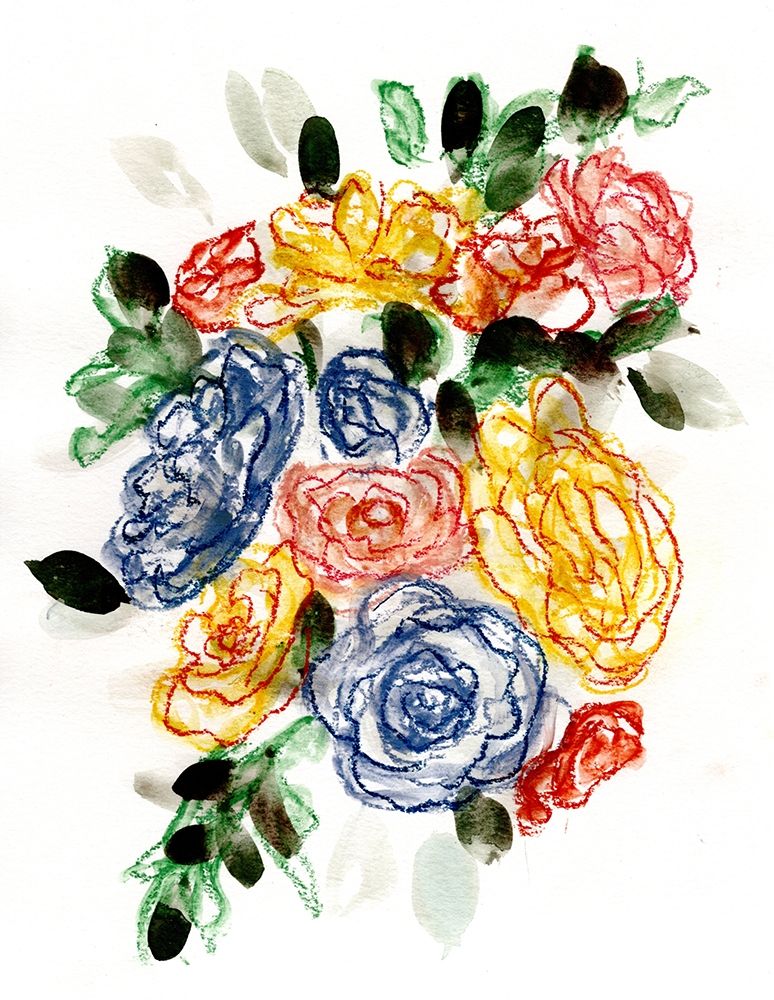 Chalky Blue And Yellow II art print by Marcy Chapman for $57.95 CAD