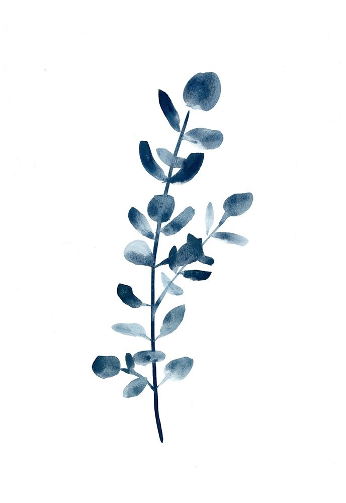 Farmhouse Eucalyptus blue art print by Marcy Chapman for $57.95 CAD